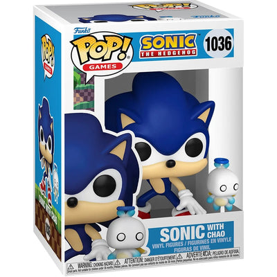 Funko - Sonic The Hedgehog Funko Pop! Vinyl Figure with Chao Buddy 1036 - Good Game Anime