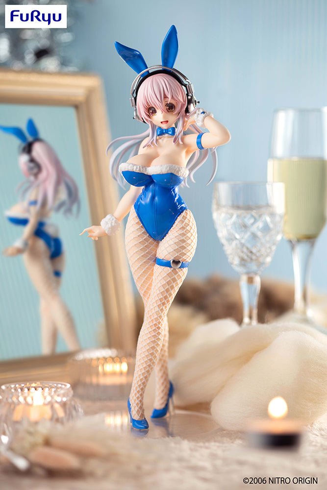 FuRyu - BiCute Bunnies Figure-SUPER SONICO Blue Rabbit ver.- - Good Game Anime