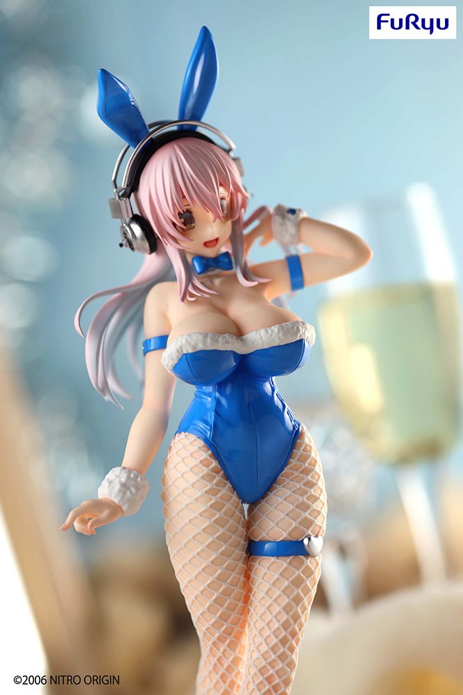 FuRyu - BiCute Bunnies Figure-SUPER SONICO Blue Rabbit ver.- - Good Game Anime