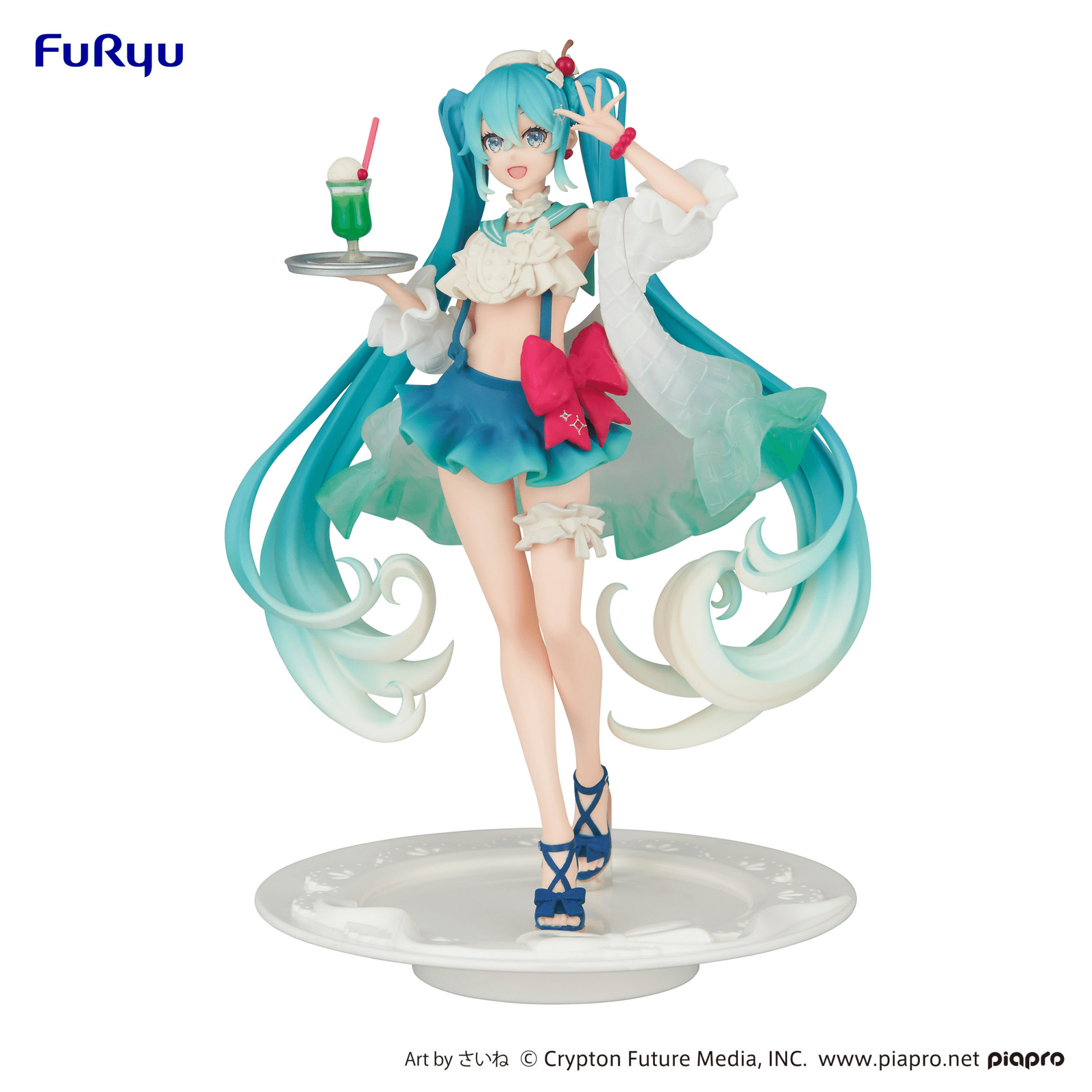 FuRyu - Exceed Creative Figure Hatsune Miku SweetSweets Series Melon Soda Float (Hatsune Miku) - Good Game Anime