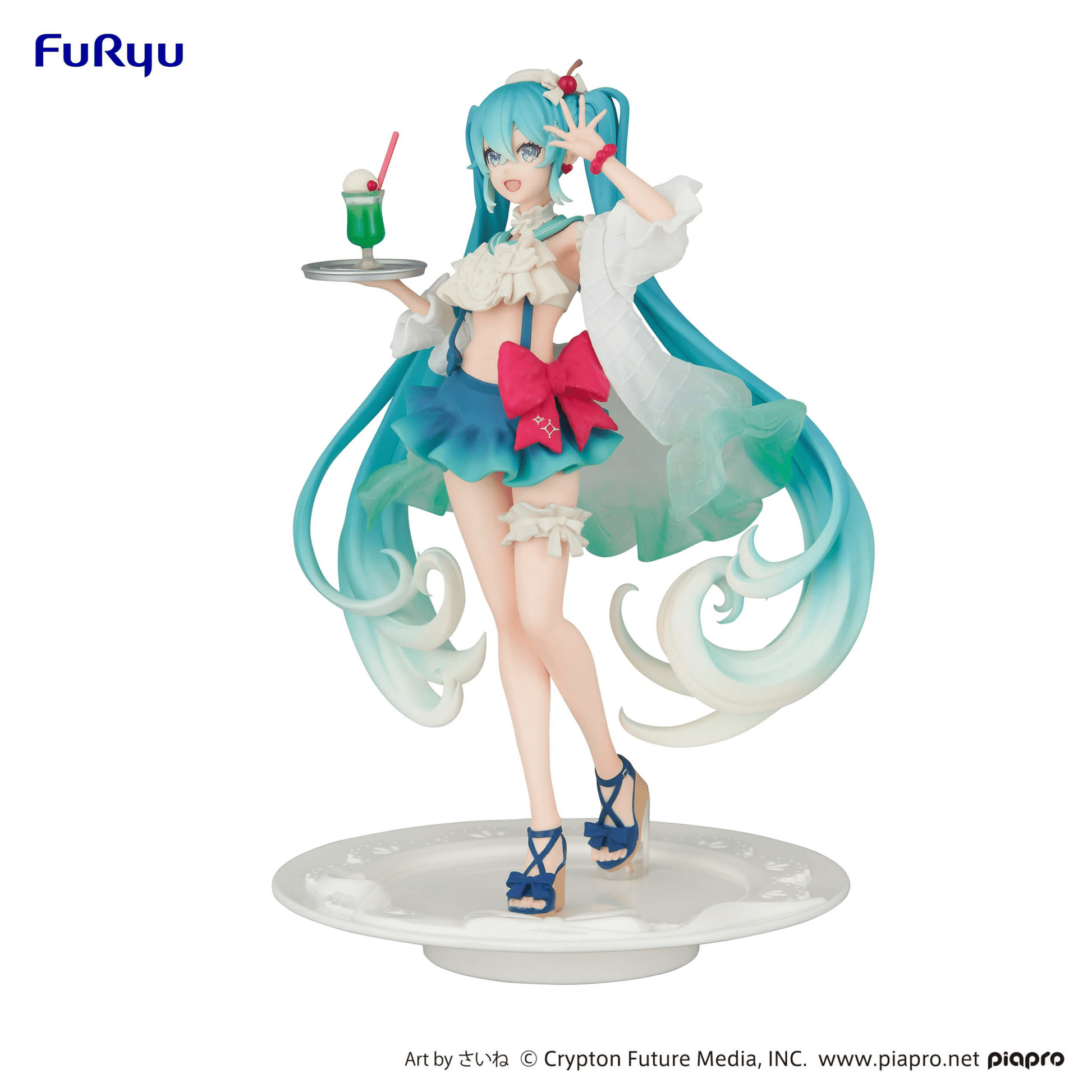 FuRyu - Exceed Creative Figure Hatsune Miku SweetSweets Series Melon Soda Float (Hatsune Miku) - Good Game Anime