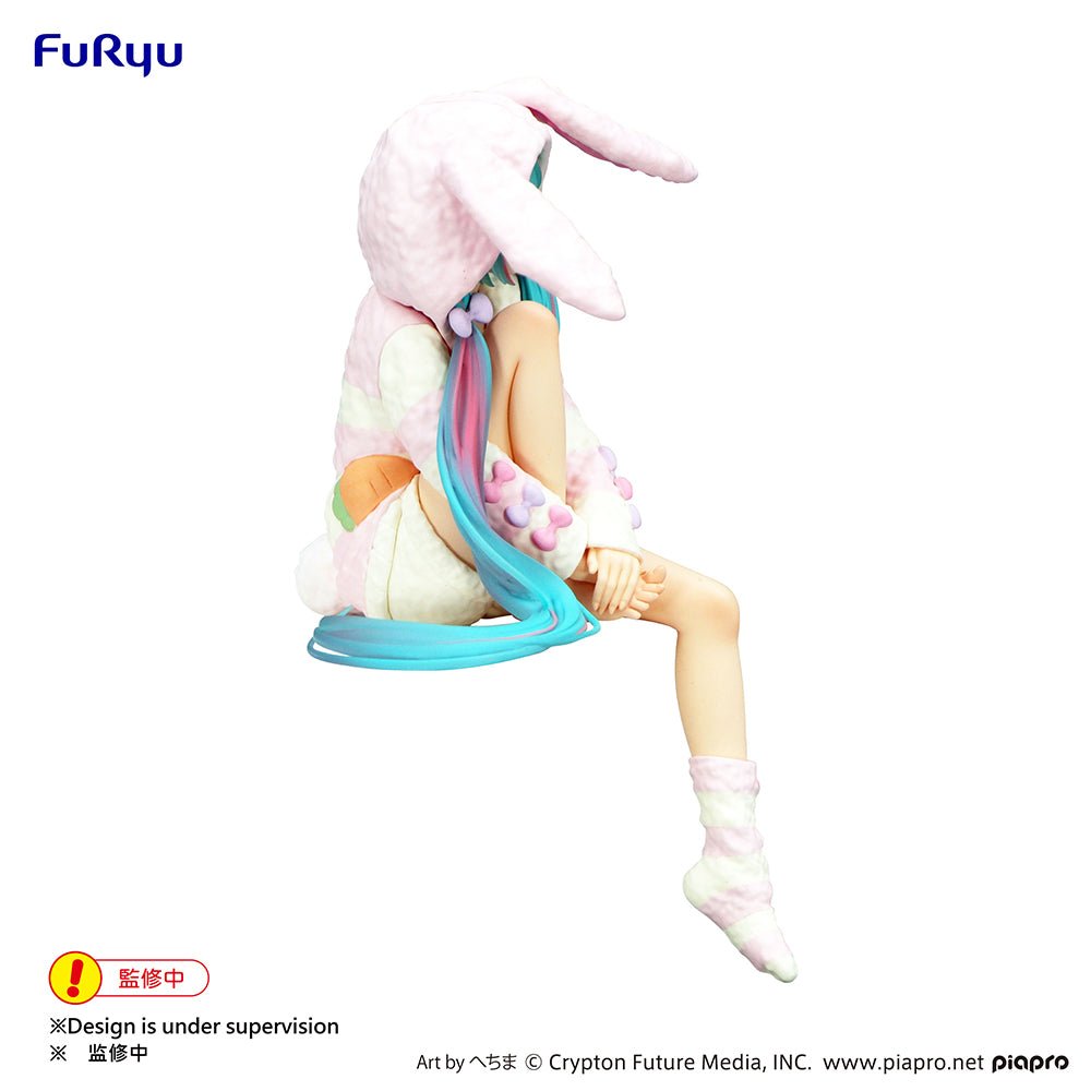 FuRyu - Hatsune Miku Noodle Stopper Figure - Rabbit Ear Hood Pajama - Figure - Good Game Anime