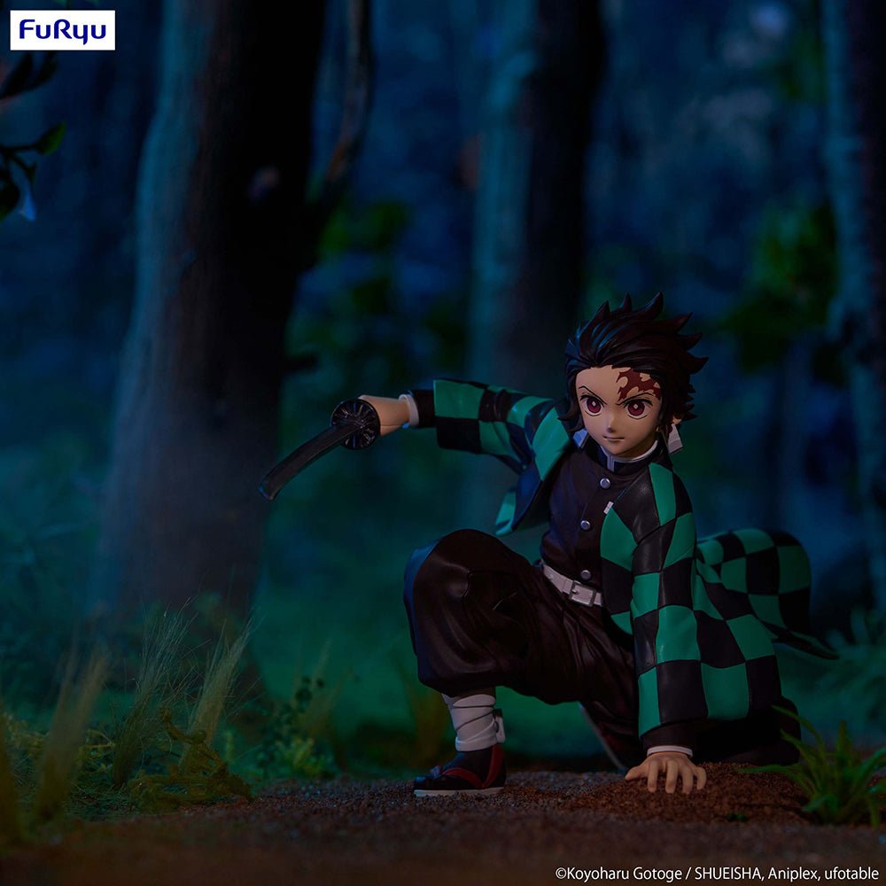 FuRyu - -Kamado Tanjiro- Noodle Stopper Figure (Demon Slayer: Kimetsu no Yaiba) - Good Game Anime