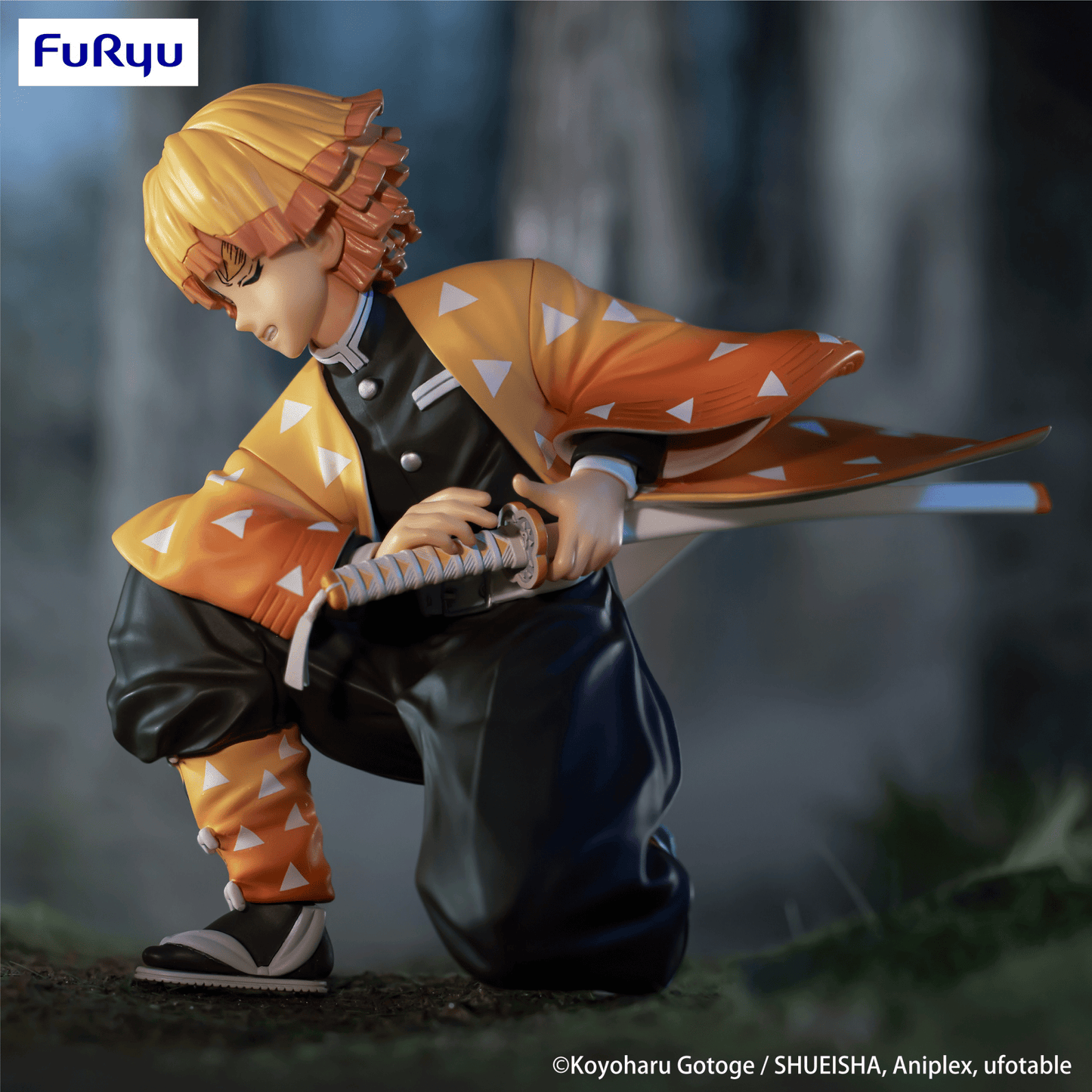 FuRyu - Noodle Stopper Figure -Agatsuma Zenitsu- (Demon Slayer: Kimetsu no Yaiba) - Good Game Anime