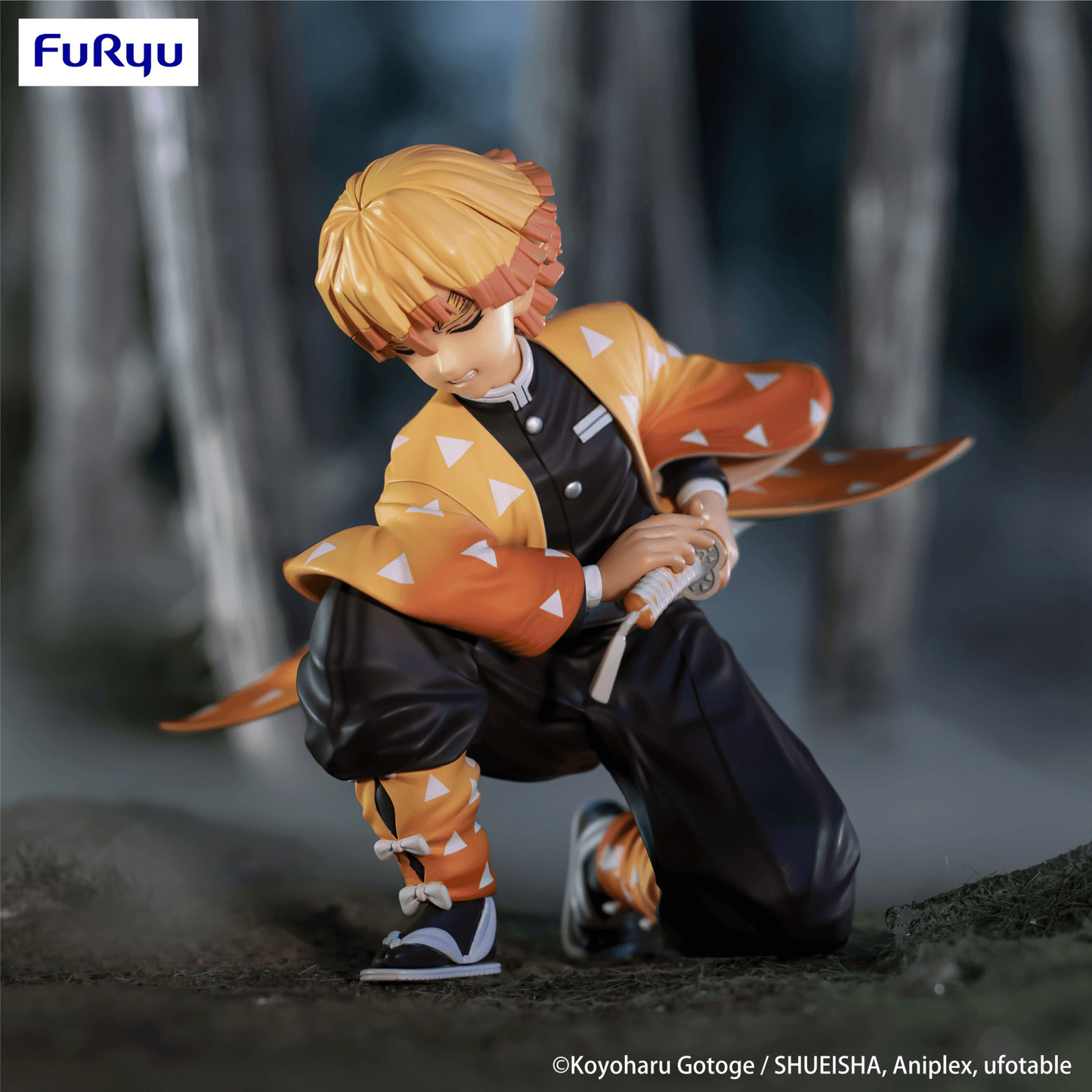 FuRyu - Noodle Stopper Figure -Agatsuma Zenitsu- (Demon Slayer: Kimetsu no Yaiba) - Good Game Anime