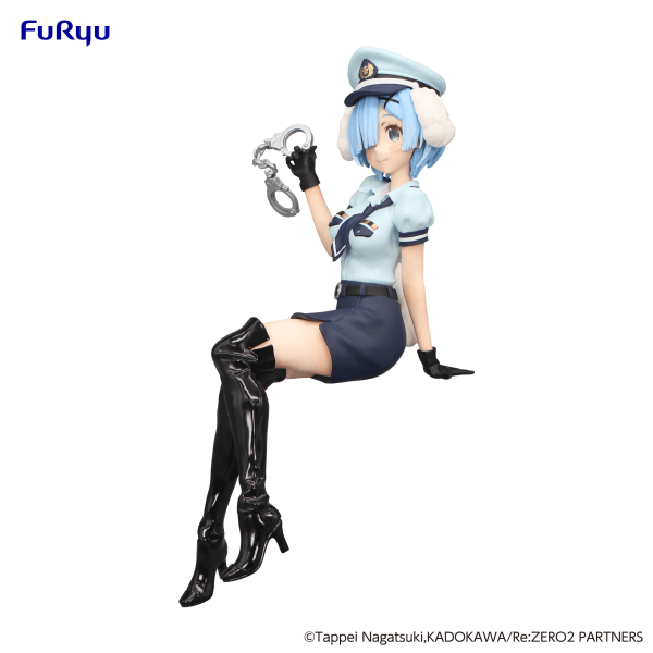 FuRyu - Noodle Stopper Figure -Rem Police Officer Cap with Dog Ears- (Re:Zero Starting Life in Another World) - Good Game Anime