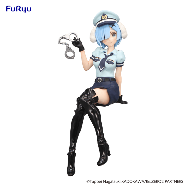 FuRyu - Noodle Stopper Figure -Rem Police Officer Cap with Dog Ears- (Re:Zero Starting Life in Another World) - Good Game Anime