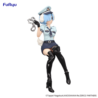 FuRyu - Noodle Stopper Figure -Rem Police Officer Cap with Dog Ears- (Re:Zero Starting Life in Another World) - Good Game Anime
