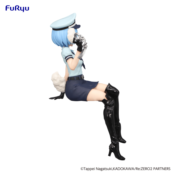 FuRyu - Noodle Stopper Figure -Rem Police Officer Cap with Dog Ears- (Re:Zero Starting Life in Another World) - Good Game Anime