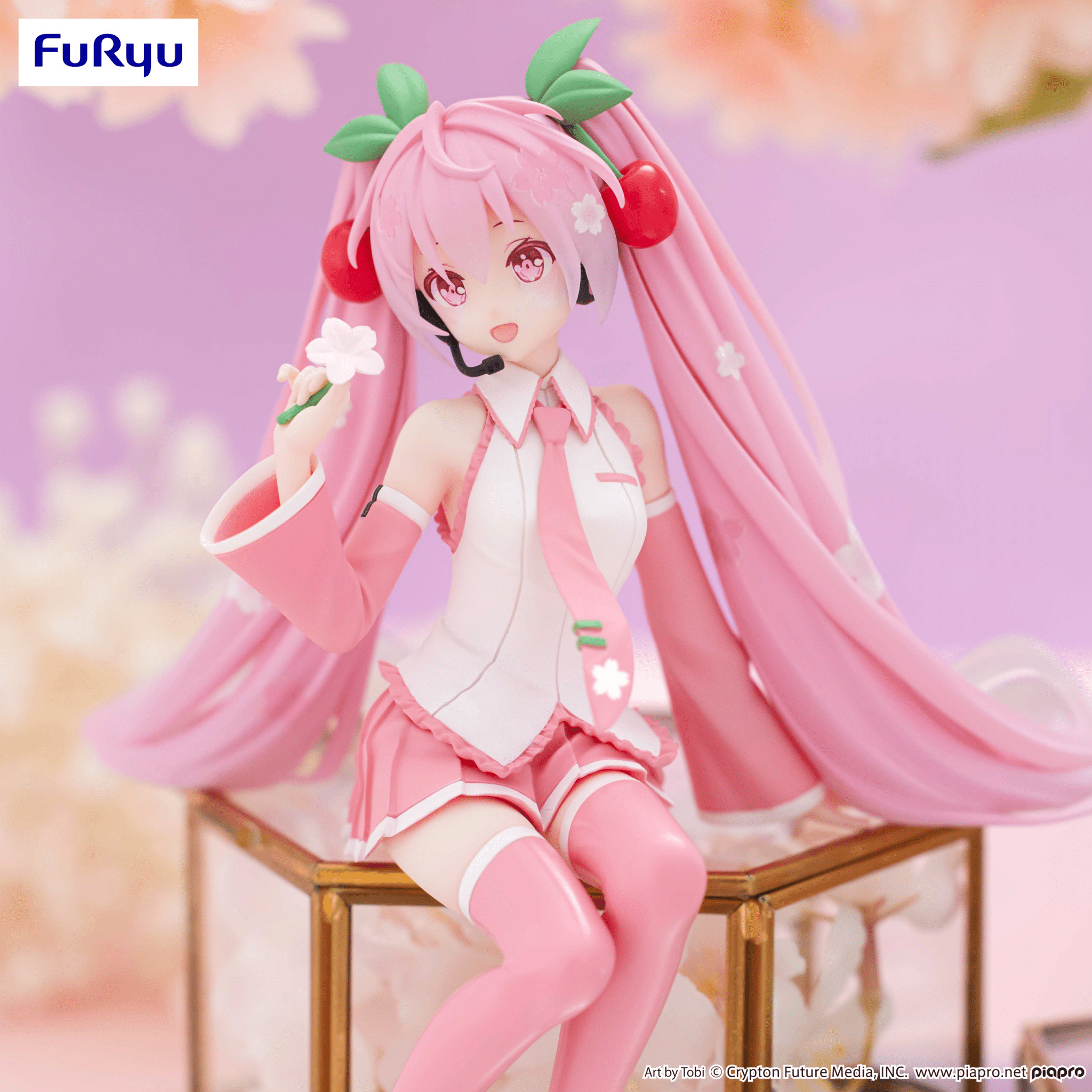 FuRyu - Noodle Stopper Figure -Sakura Miku 2024- (Hatsune Miku) - Good Game Anime