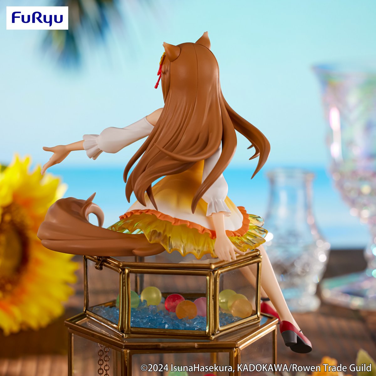 FuRyu - Noodle Stopper - Spice and Wolf - Holo Sunflower Dress ver. Figure - Good Game Anime