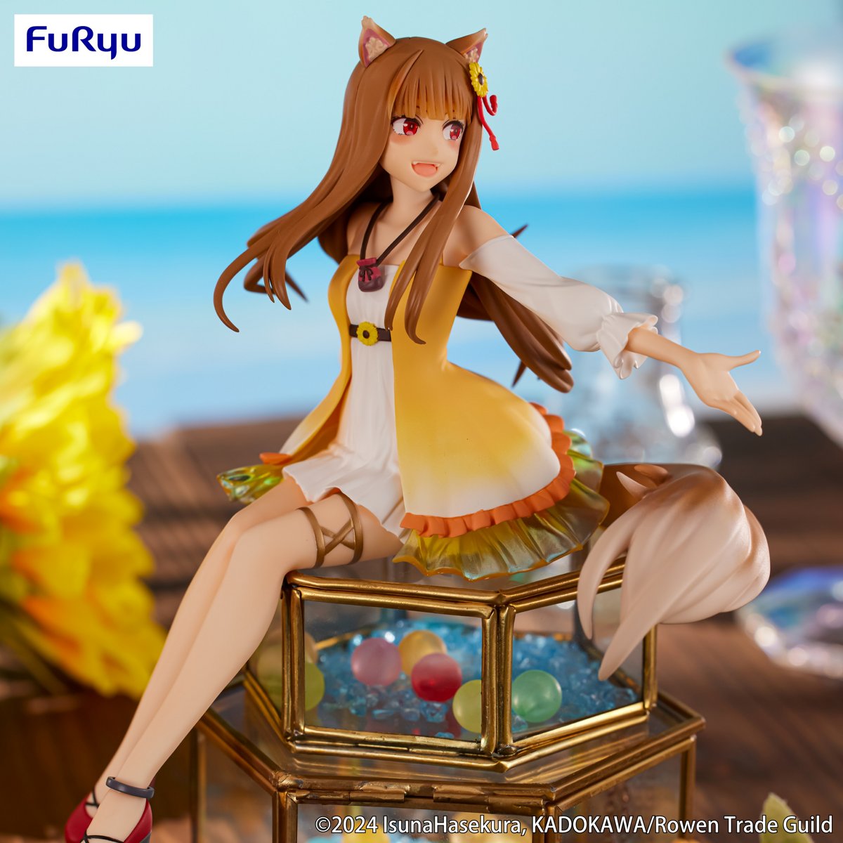 FuRyu - Noodle Stopper - Spice and Wolf - Holo Sunflower Dress ver. Figure - Good Game Anime