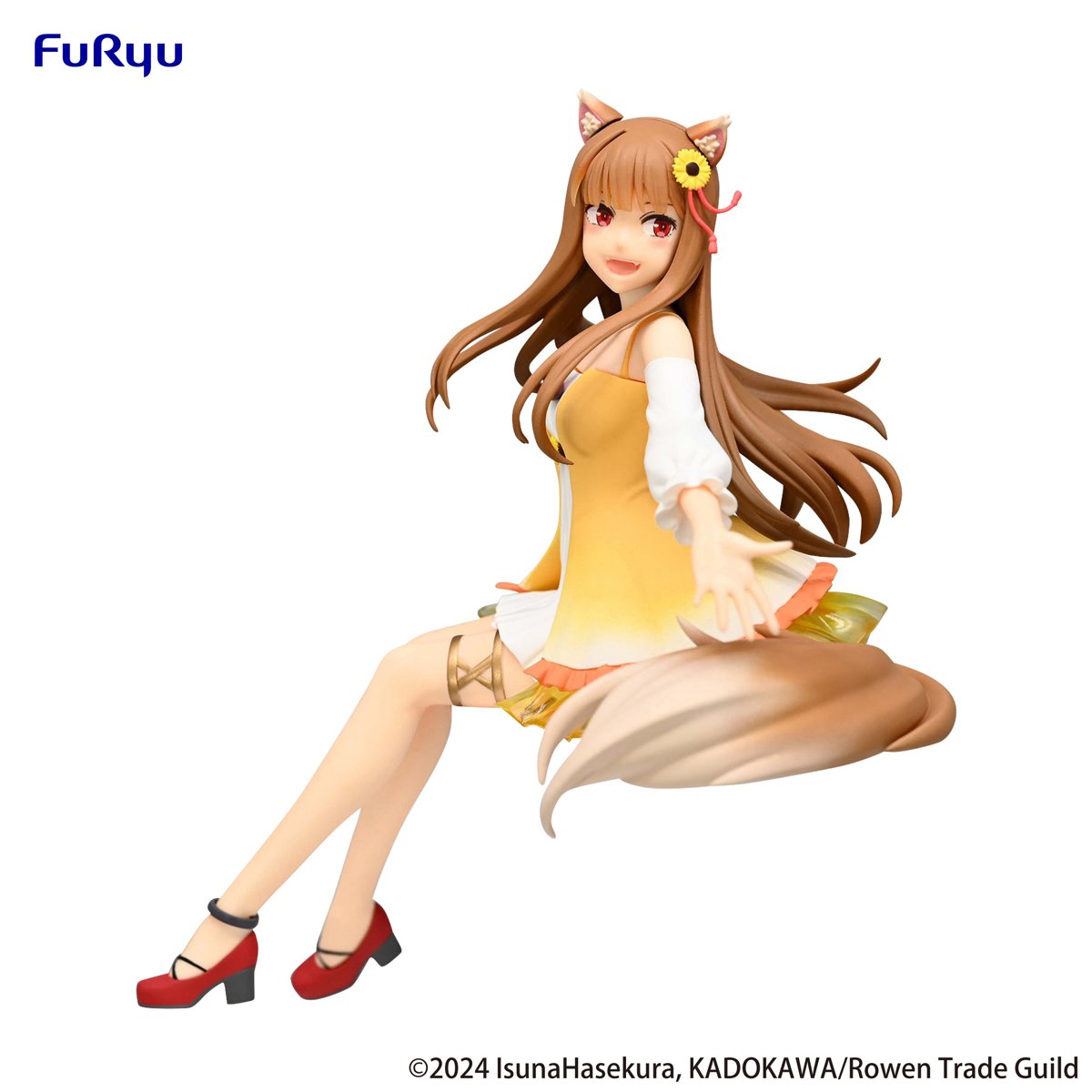 FuRyu - Noodle Stopper - Spice and Wolf - Holo Sunflower Dress ver. Figure - Good Game Anime