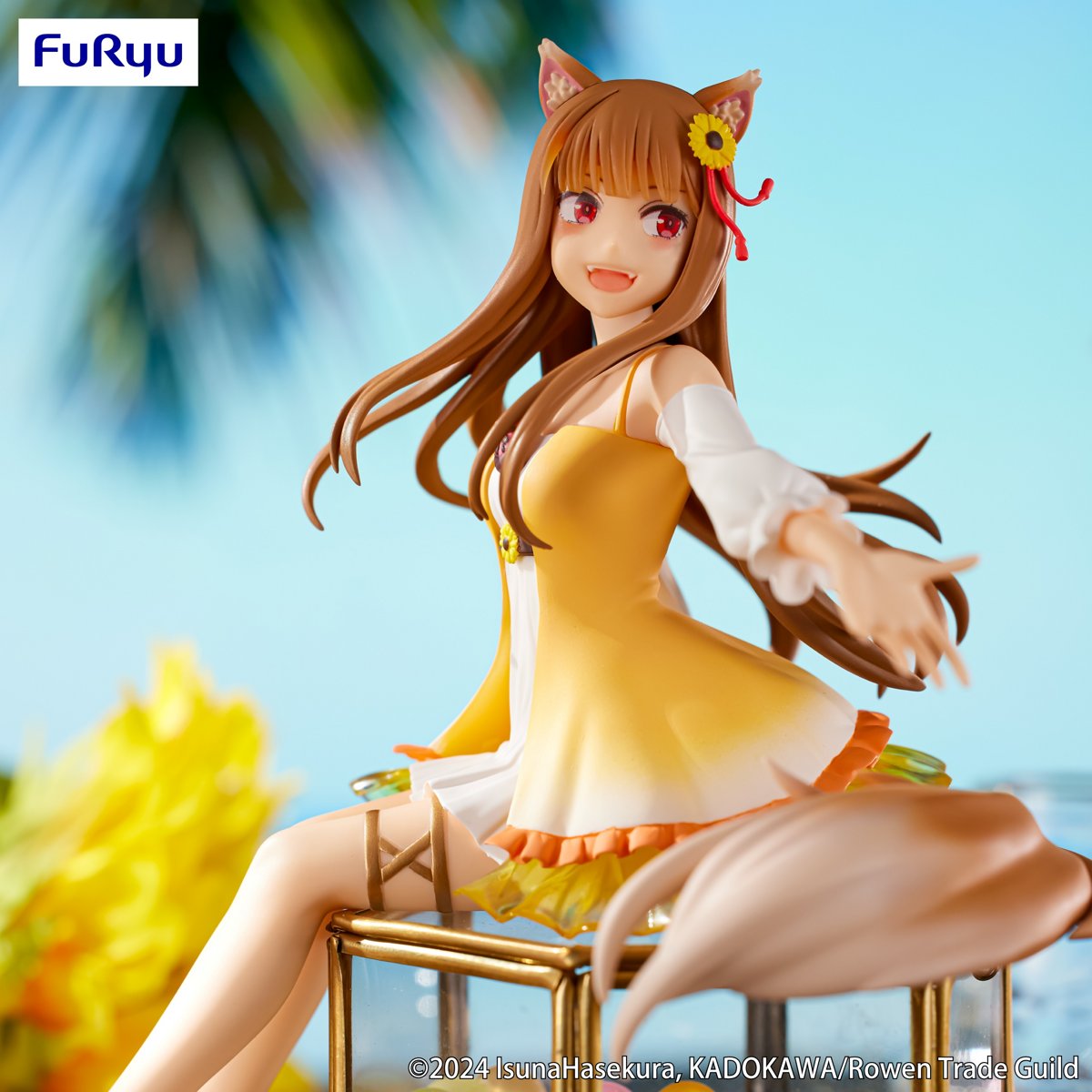 FuRyu - Noodle Stopper - Spice and Wolf - Holo Sunflower Dress ver. Figure - Good Game Anime