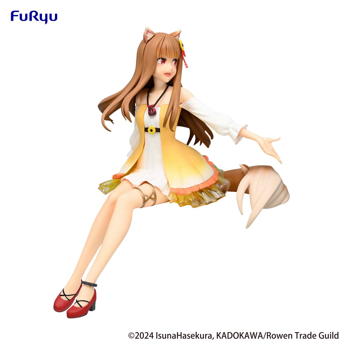 FuRyu - Noodle Stopper - Spice and Wolf - Holo Sunflower Dress ver. Figure - Good Game Anime