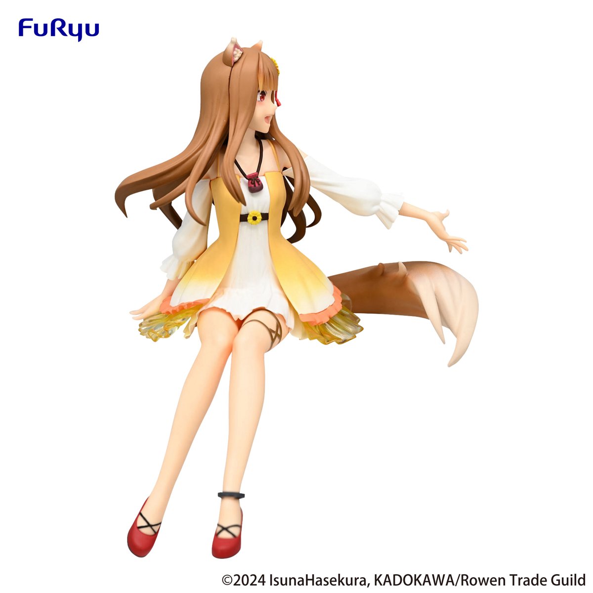 FuRyu - Noodle Stopper - Spice and Wolf - Holo Sunflower Dress ver. Figure - Good Game Anime