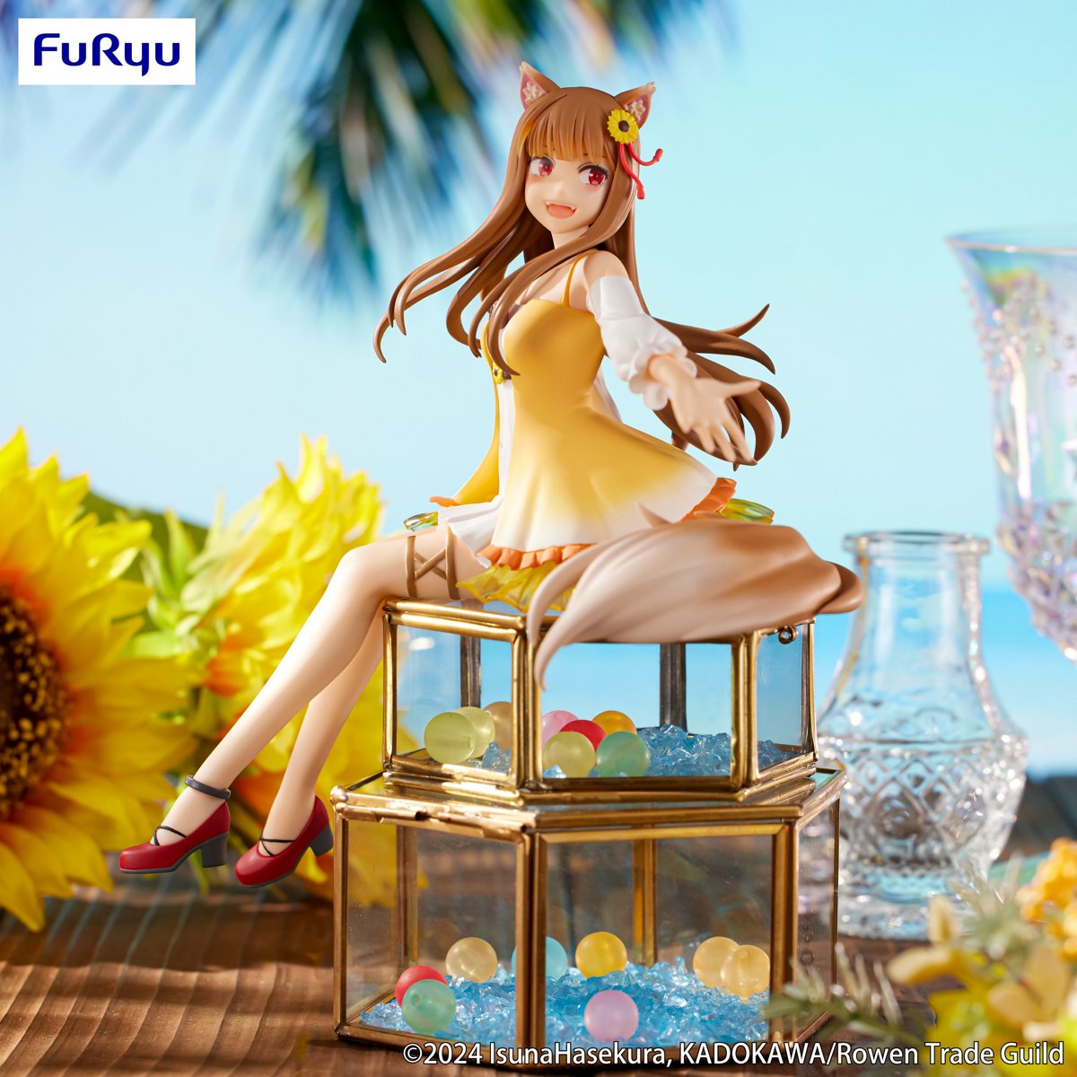 FuRyu - Noodle Stopper - Spice and Wolf - Holo Sunflower Dress ver. Figure - Good Game Anime