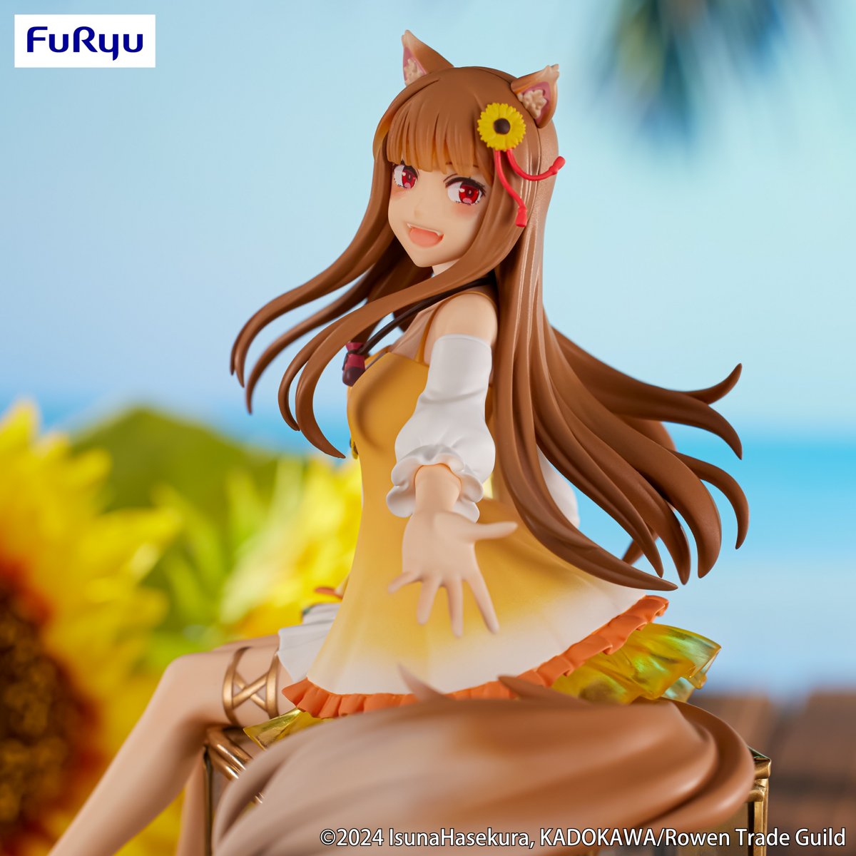 FuRyu - Noodle Stopper - Spice and Wolf - Holo Sunflower Dress ver. Figure - Good Game Anime