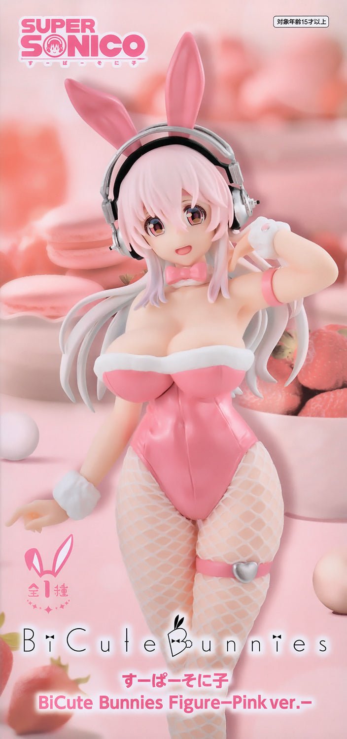 FuRyu - Super Sonico BiCute Bunnies Figure Pink Ver. - Good Game Anime