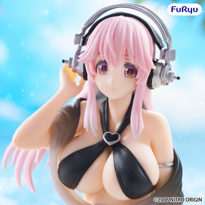 FuRyu - Super Sonico Swimsuit Black Color Ver. Noodle Stopper Figure - Good Game Anime
