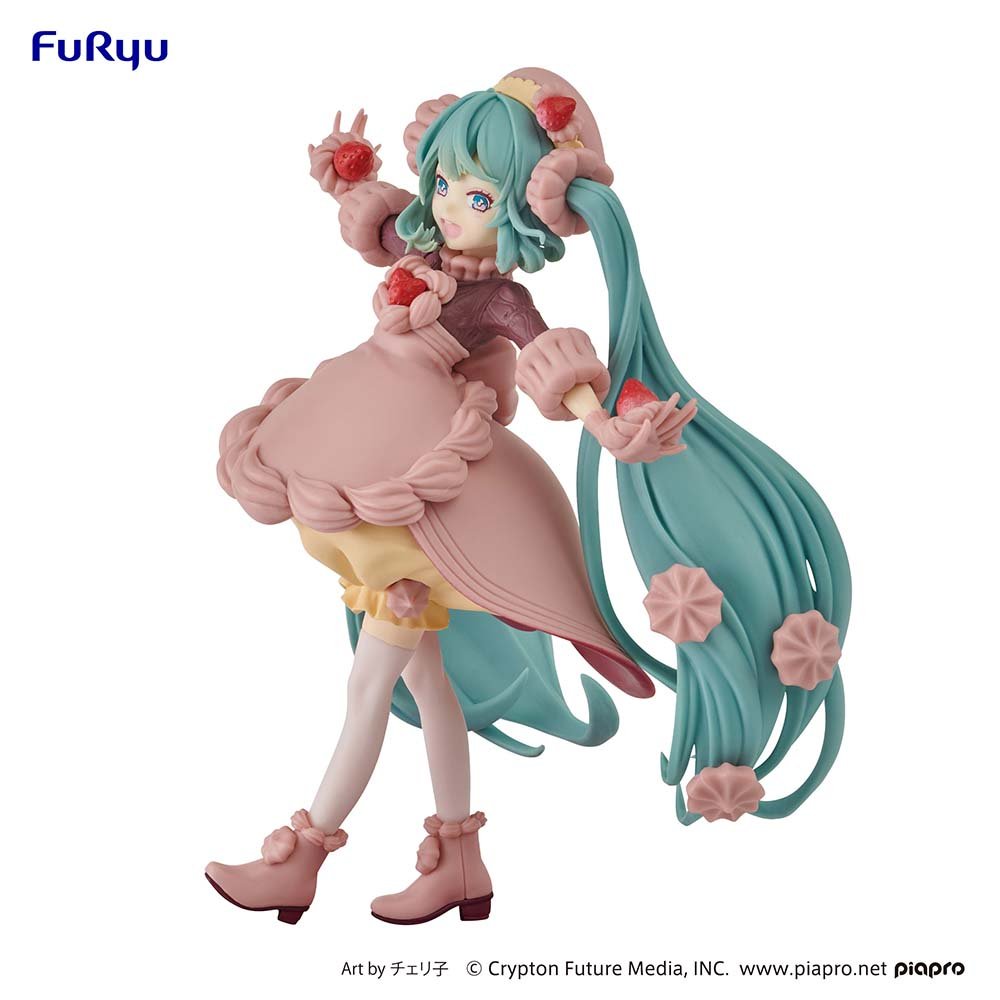 FuRyu - SweetSweets Series Figure-Hatsune Miku strawberry chocolate short- - Good Game Anime