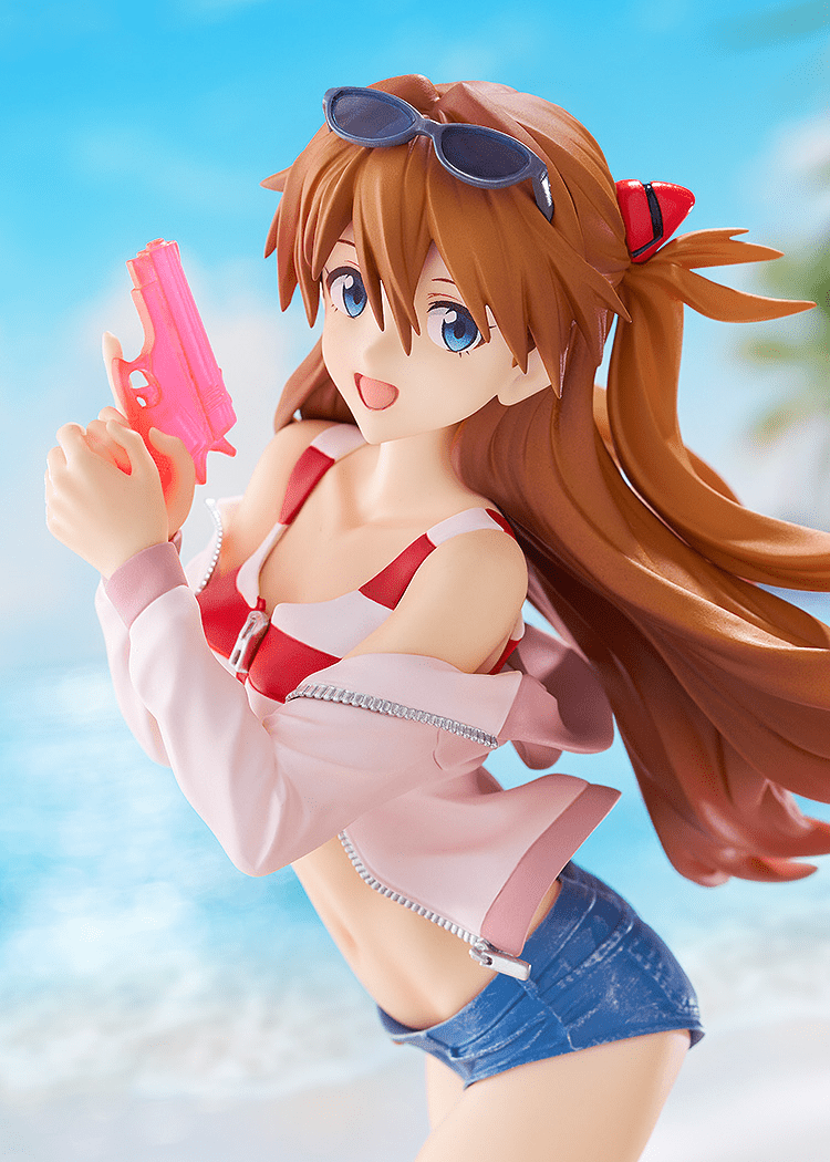Good Smile Company - POP UP PARADE BEACH QUEENS Asuka Shikinami Langley L Size (Rebuild of Evangelion) - Good Game Anime