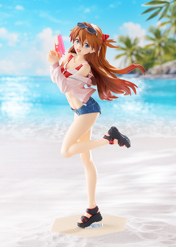 Good Smile Company - POP UP PARADE BEACH QUEENS Asuka Shikinami Langley L Size (Rebuild of Evangelion) - Good Game Anime