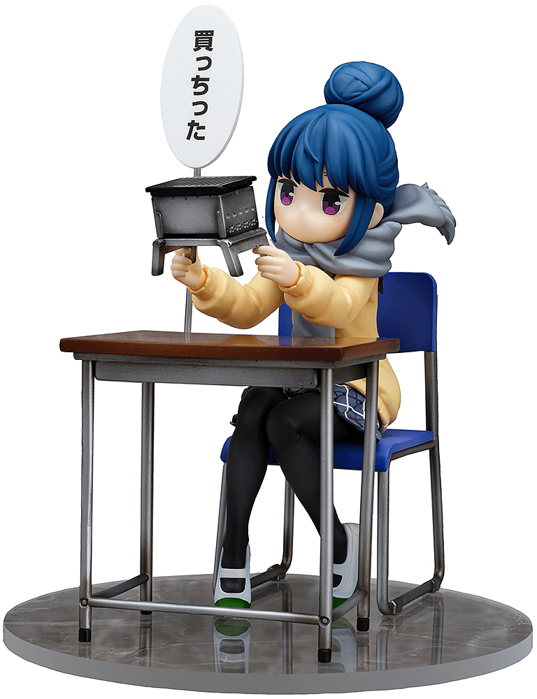 Good Smile Company - Rin Shima: Look What I Bought Ver. 1/7 Scale Figure (Laid - Back Camp) - Good Game Anime