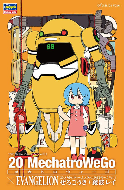 Hasegawa - MechatroWeGo x Evangelion: Unit - 00 + Rei Ayanami - Good Game Anime