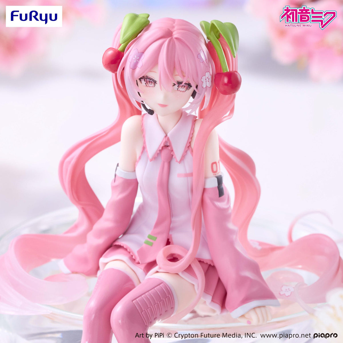 Hatsune Miku Noodle Stopper Figure Sakura Miku 2026 Smile Ver.