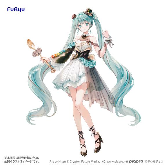 Hatsune Miku x TIROL CHOCO Collaboration Figure Coffee Nougat Ver.