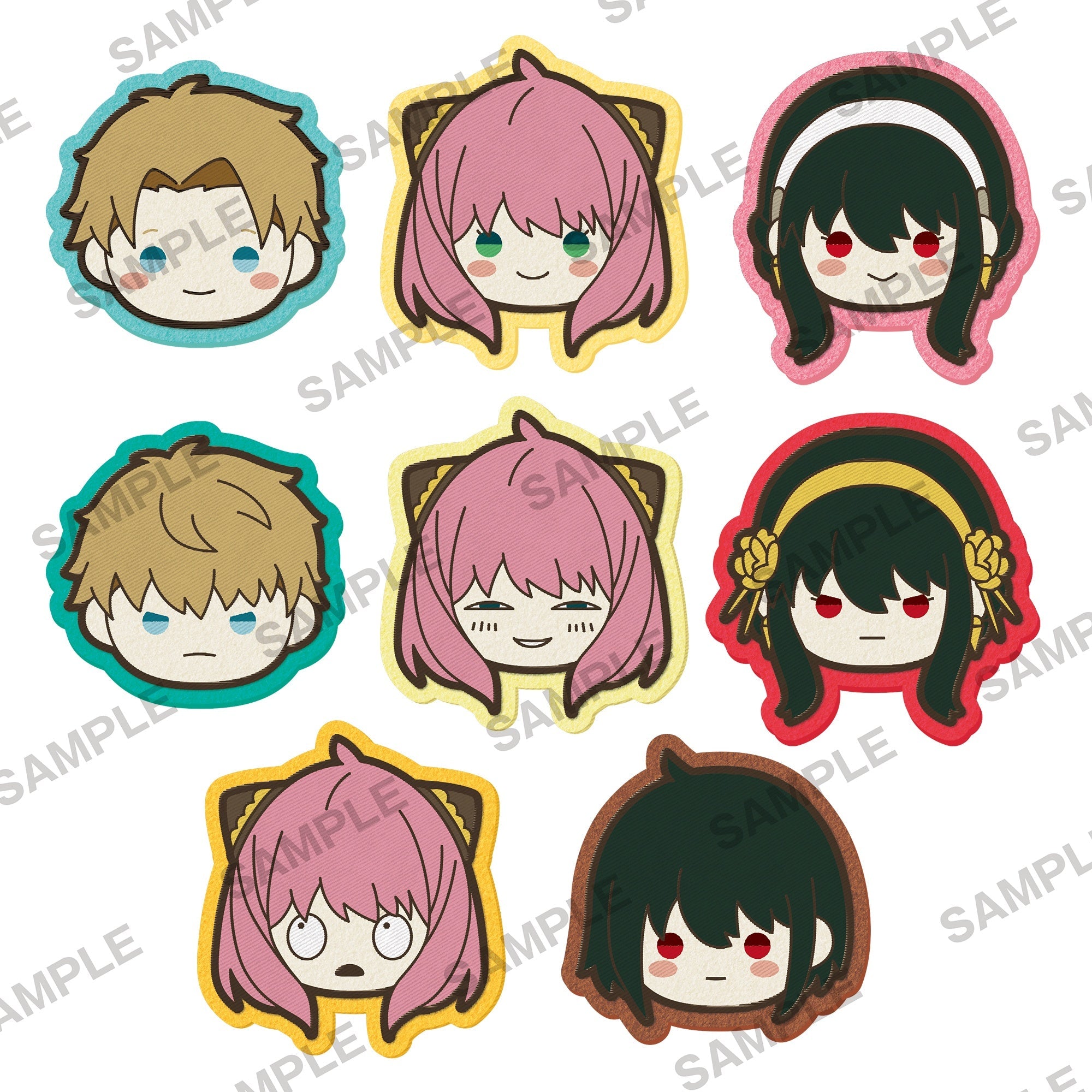 Kadokawa Media Factory - Spy x Family: Embroidery Mascot Collection: 1 Random Pull - Good Game Anime