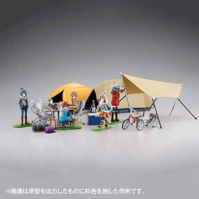 Kaiyodo - ARTPLA Yuru - Camp (Laid - Back Camp) Camp Model Kit Set - Good Game Anime