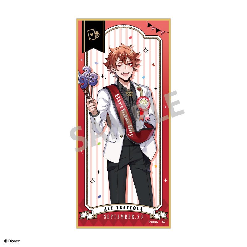 KAMIO JAPAN - Disney Twisted Wonderland Trading Tanzaku Shikishi Omekashi Birthday Ver. - Good Game Anime