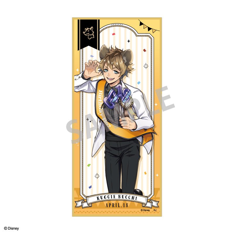 KAMIO JAPAN - Disney Twisted Wonderland Trading Tanzaku Shikishi Omekashi Birthday Ver. - Good Game Anime