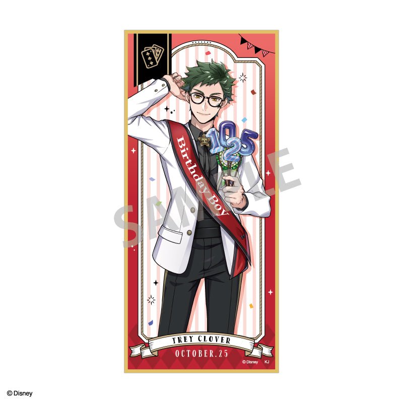 KAMIO JAPAN - Disney Twisted Wonderland Trading Tanzaku Shikishi Omekashi Birthday Ver. - Good Game Anime