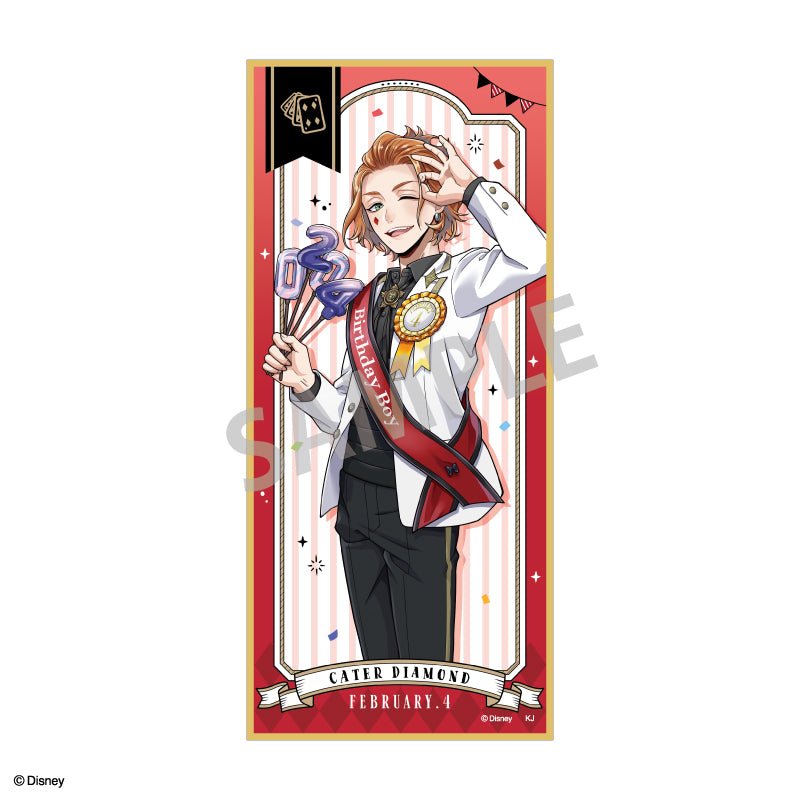 KAMIO JAPAN - Disney Twisted Wonderland Trading Tanzaku Shikishi Omekashi Birthday Ver. - Good Game Anime