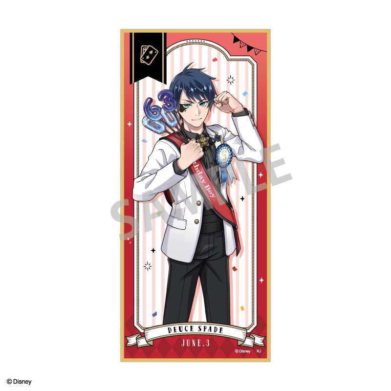 KAMIO JAPAN - Disney Twisted Wonderland Trading Tanzaku Shikishi Omekashi Birthday Ver. - Good Game Anime