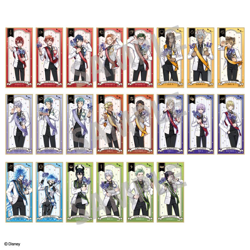 KAMIO JAPAN - Disney Twisted Wonderland Trading Tanzaku Shikishi Omekashi Birthday Ver. - Good Game Anime