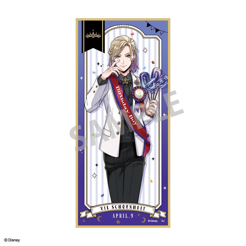 KAMIO JAPAN - Disney Twisted Wonderland Trading Tanzaku Shikishi Omekashi Birthday Ver. - Good Game Anime