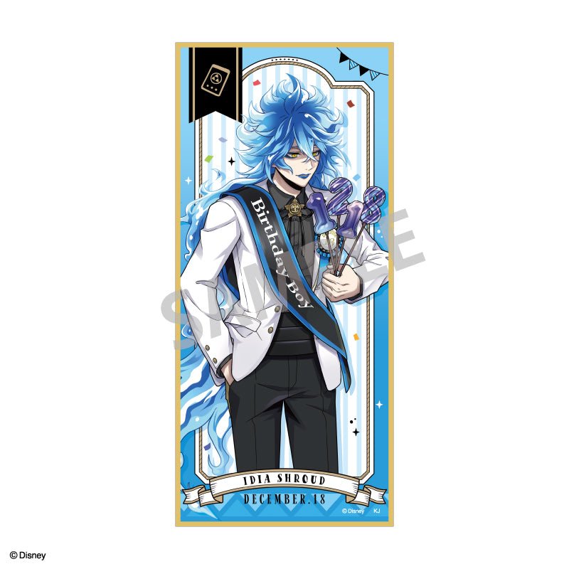 KAMIO JAPAN - Disney Twisted Wonderland Trading Tanzaku Shikishi Omekashi Birthday Ver. - Good Game Anime