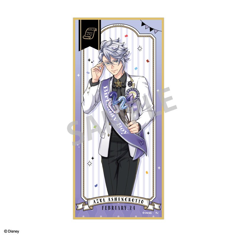 KAMIO JAPAN - Disney Twisted Wonderland Trading Tanzaku Shikishi Omekashi Birthday Ver. - Good Game Anime