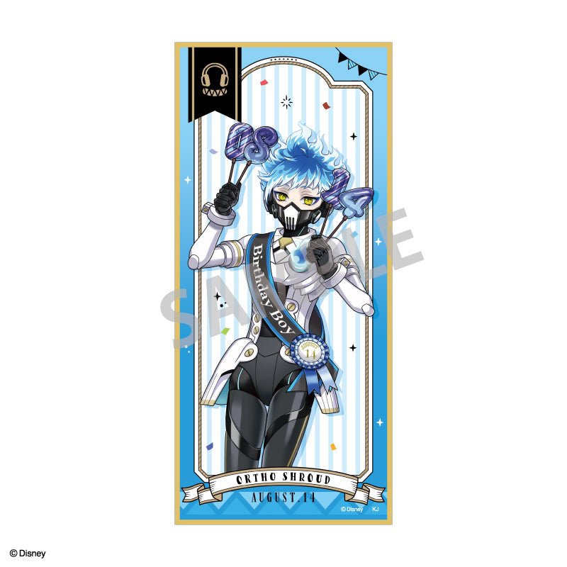KAMIO JAPAN - Disney Twisted Wonderland Trading Tanzaku Shikishi Omekashi Birthday Ver. - Good Game Anime