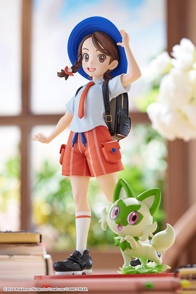 Kotobukiya - ARTFX J Pokemon Juliana with Sprigatito Statue - Good Game Anime