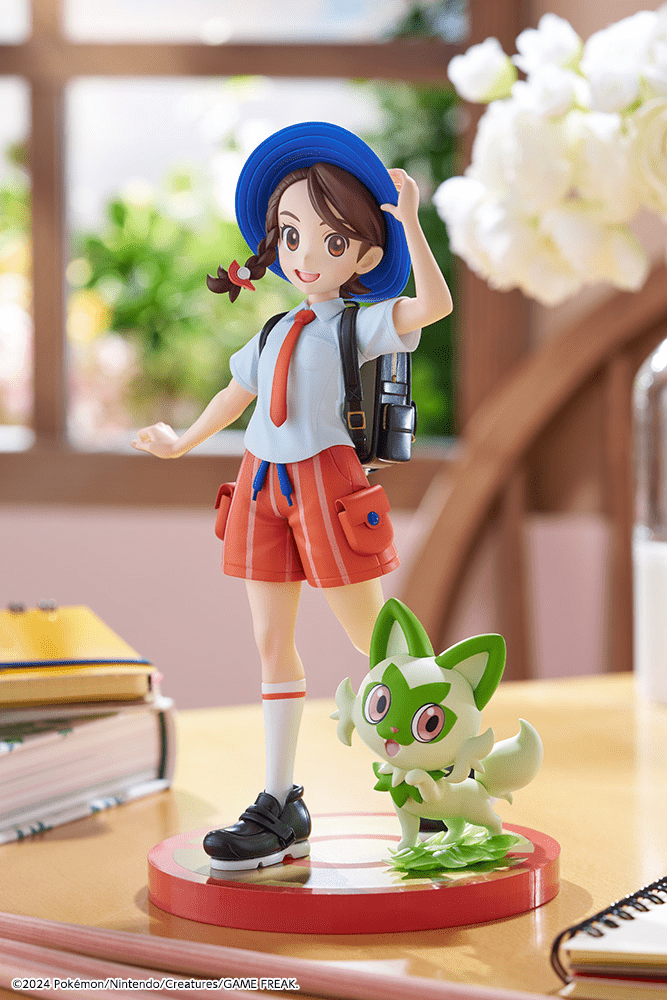 Kotobukiya - ARTFX J Pokemon Juliana with Sprigatito Statue - Good Game Anime