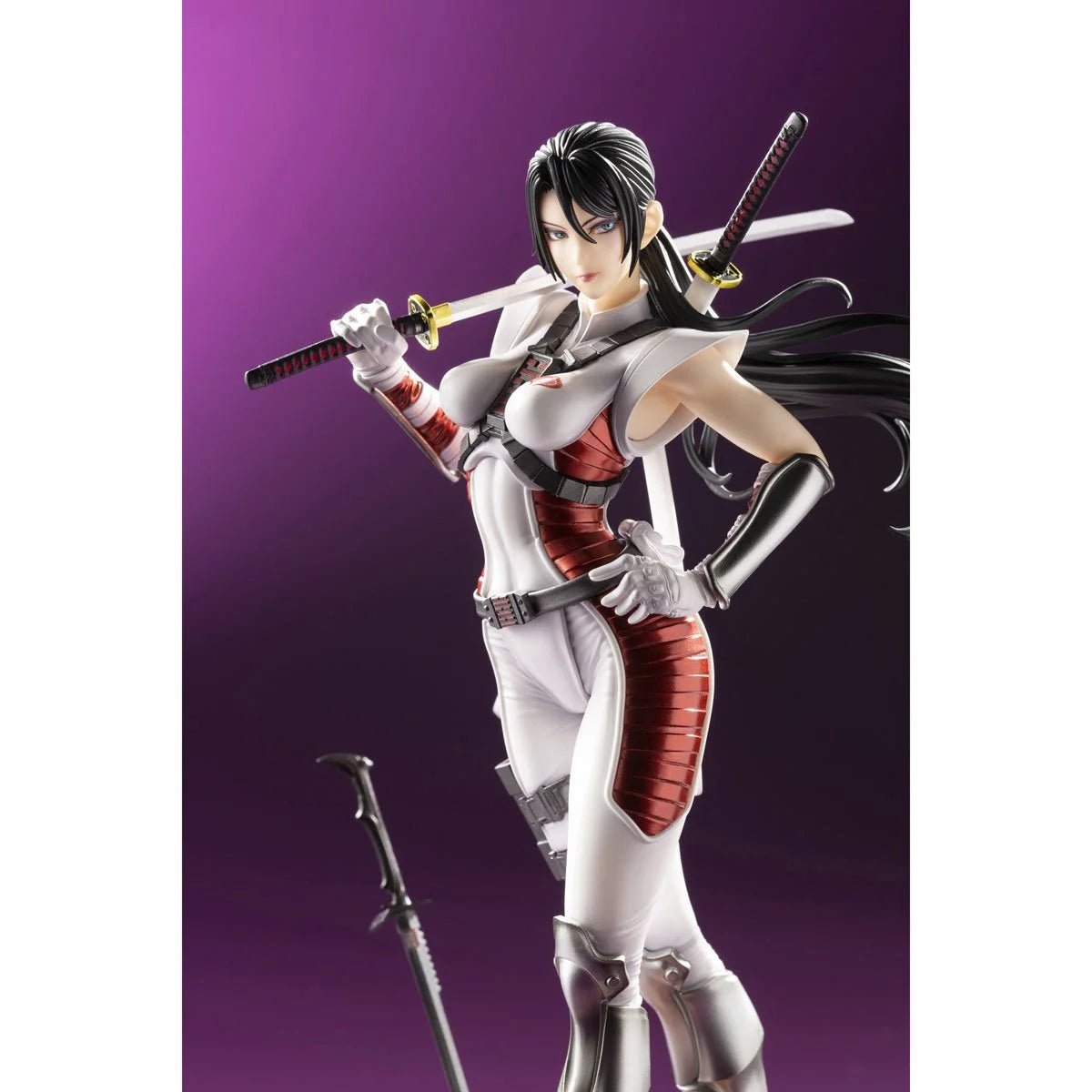 Kotobukiya - Bishoujo G.I. Joe Dawn Moreno Snake Eyes II White Outfit Limited Edition Statue - Previews Exclusive