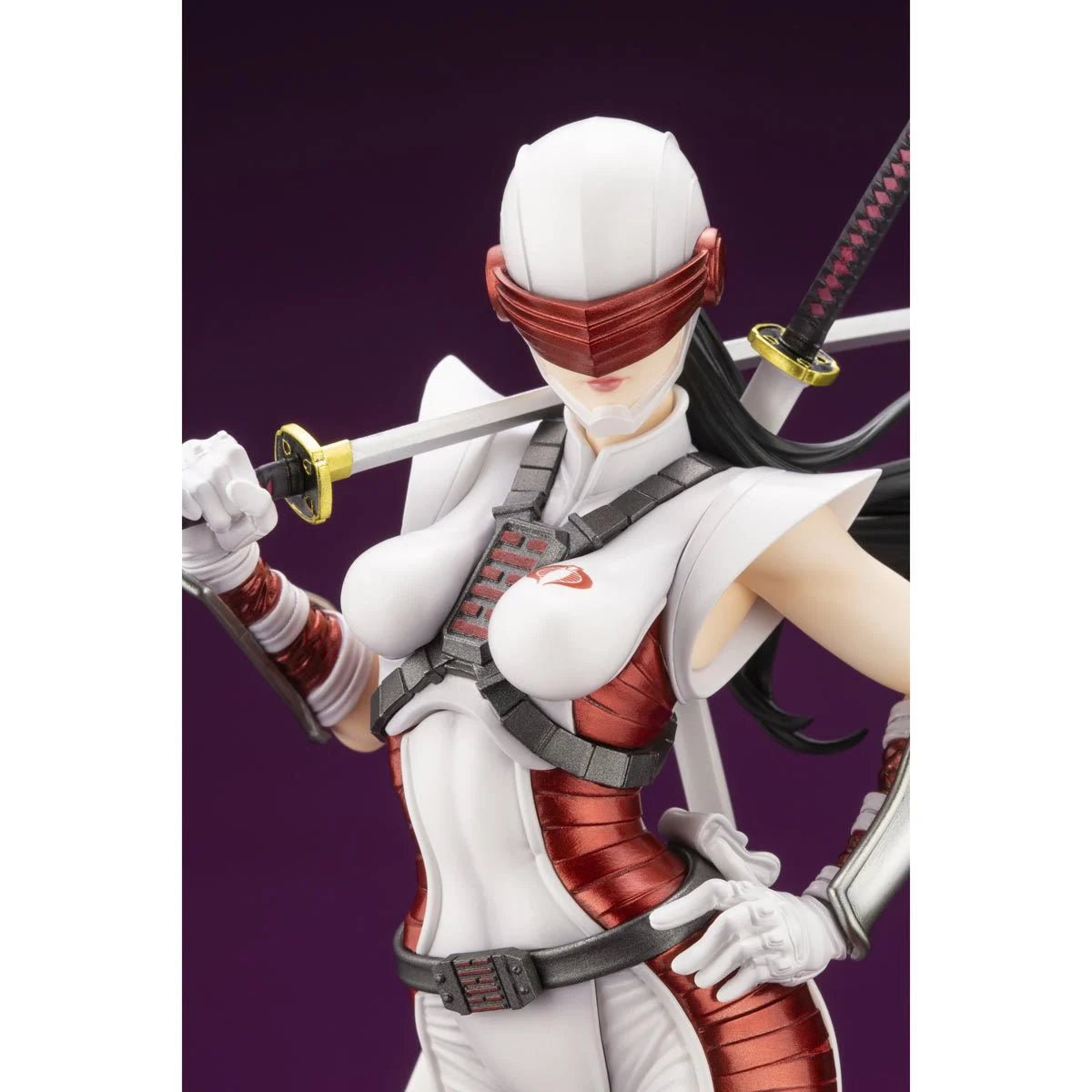 Kotobukiya - Bishoujo G.I. Joe Dawn Moreno Snake Eyes II White Outfit Limited Edition Statue - Previews Exclusive