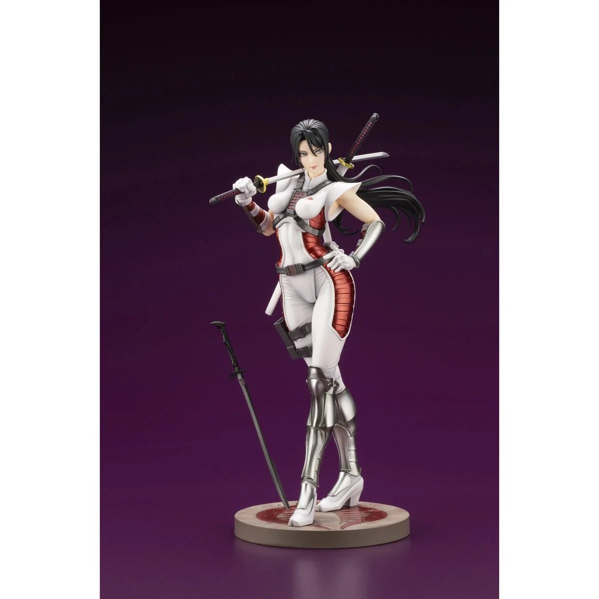 Kotobukiya - Bishoujo G.I. Joe Dawn Moreno Snake Eyes II White Outfit Limited Edition Statue - Previews Exclusive