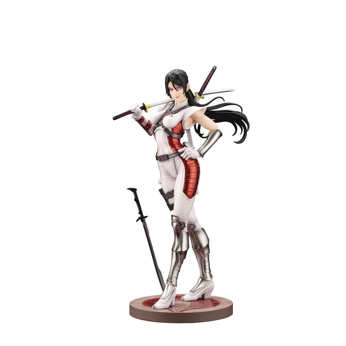 Kotobukiya - Bishoujo G.I. Joe Dawn Moreno Snake Eyes II White Outfit Limited Edition Statue - Previews Exclusive