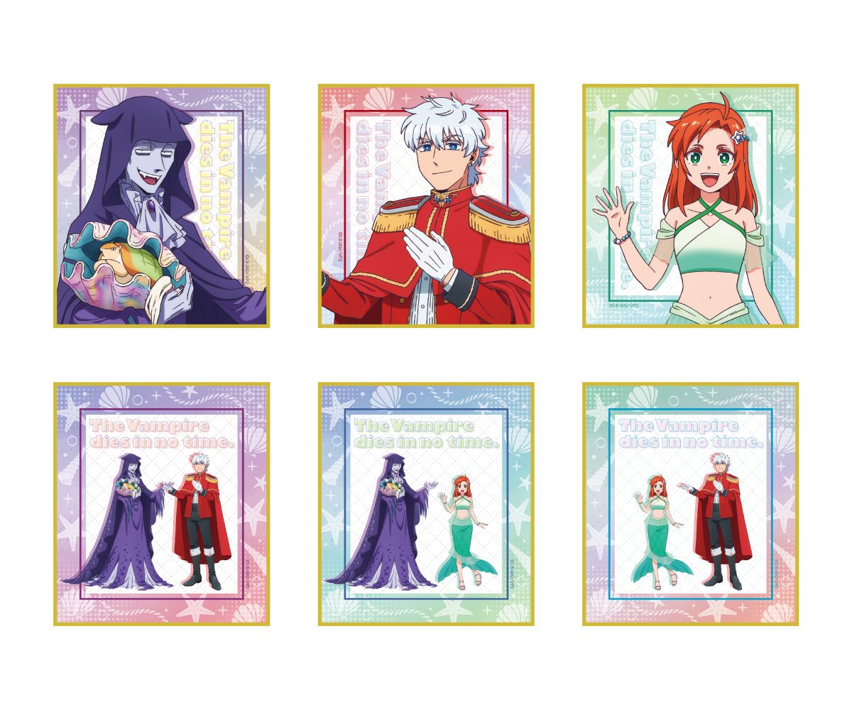 Medicos Entertainment - The Vampire Dies in No Time 2 Original Illustration Mini Shikishi Collection Mermaid Ver. - Good Game Anime